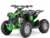 ATV electric Kinder Eco Wolf , motor 1060W 36V pozitionat pe punte si cui remorcare,  culoare verde