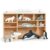 Animalutele polare pe raft din lemn premium 11 piese