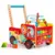 Antemergator educativ Pompieri Ecotoys blocuri, labirint multicolor