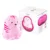 Aparat aerosoli Vitammy Gattino A1503 nebulizator cu compresor set complet de accesorii roz