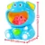 Aparat generator baloane de sapun, cu baterii si rezerva 118 ml lichid inclus, 13 x 10 x 7 cm, Bubble Blue Elephant