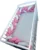 Aparatoare impletita in 3 din bumbac, lungime 240 cm Roz