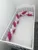 Aparatoare laterala pat bumper Deseda impletita 180 cm mix pepene rosu pe alb