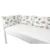 Aparatoare pentru patut MimiNu din bumbac 180×30 cm cu panglici Savanna