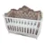 Aparatori matlasate din catifea Deseda Lux 120×60 cm bej