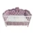 Aparatori matlasate din catifea Deseda Lux 120×60 cm lila pudrat
