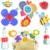 Arcada de jucarii pentru caruciorpatut, din material textil si plastic, cu prindere universala, Cute Butterfly 48 x 36 x 5 cm