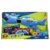 Arma de jucarie cu 10 sageti si bile din burete, Zapp Toys, Shark, Albastru