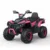 Atv electric copii Nichiduta Ultimate Race Pink 12V,roti eva,2 motoare,portbagaj cu capac,faruri led,functie swing si slow start,amortizor cu arc pe spate