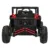 Atv electric pentru copii Buggy Defend 106x75x59 cm rosu 140W cu telecomanda 4 x 4, suspensii, sunete lumini, scaun piele, roti din spuma Eva si panou audio