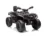 Atv electric pentru copii Can Am Outlander black, 4 motoare x 200W, scaun cu piele ecologica, roti eva, lumini led, panou multimedia usb, sd, mp3 si bluetooth