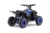 Atv electric pentru copii Hiperfect Blue, cu motor 1000W, baterie de 48V12Ah, viteza 35 kmh, cadrul din metal armat, echipat cu roti pneumatice, suspensii, faruri LED frontale, claxon integrat, pornire cu cheie