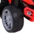 Atv electric pentru copii Little Monster TR1805 rosu 25W cu panou audio si acceleratie pe ghidon, 70×38.5×42 cm