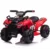Atv electric pentru copii Nichiduta Champion Red cu doua viteze, Acumulator 6V 4Ah, Roti rezistente, Suport picioare, Manere ergonomice, Efecte sonore, Faruri cu lumini LED,Pornire la buton, Pedala acceleratie
