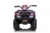 Atv electric pentru copii Nichiduta Super Me Pink 12V 70W cu scaun din piele, mufa Mp3, Usb si bara de protectie