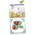 Autocolant decorativ 3D, 10×10 cm Capsuni