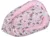 Baby Nest 3 in 1 din bumbac cu salteluta si pernuta inclusa Pink Rabbit