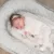 Baby Nest din bumbac ranforce 92 x 58 cm Little Bear Grey