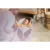 Balansoar BabyBjorn Bliss Light Grey din tesatura matlasata cu aspect delicat de petala