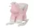 Balansoar din plus cu baza din lemn si spatar KikkaBoo Pink Hipo Princess