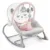 Balansoar multifunctional cu vibratii si arcada cu jucarii,husa detasabila,baza antiderapanta si centuri de siguranta Nukido Panda Roz