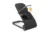 Balansoar pentru copii, Kidnort, ergonomic, cu centura de siguranta, Bara de protectie detasabila, pliabil si usor de transportat, Vinbar Black