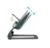 Balansoar pentru copii, Kidnort, ergonomic, cu centura de siguranta, Bara de protectie detasabila, pliabil si usor de transportat, Vinbar Green