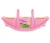 Balansoar pentru copii Pilsan Star Seesaw Pink cu manere de sustinere,plastic solid,rezistent la UV,utilizare interiorexterior,baza cu siguranta antirasturnare