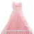 Baldachin cu funda si volanas 210×145 cm Colectia Royal Powder Pink MimiNu
