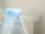 Baldachin din tul pentru patut bebe Bear Heart Blue 160×600 cm