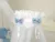 Baldachin din tul pentru patut bebe Sky Bunny Blue 160 x 600 cm