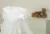 Baldachin din tul pentru patut bebe Sweet Dreams White 160 x 600 cm