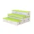 Bancuta modulara pentru gradinita Nichiduta Garden Step Stool Green 123 x 122 x 62 cm