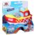 Barca din material textile cu stropitoare, Bburago Junior