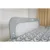 Bariera de protectie pentru pat FreeON rabatabila Little Stars Grey