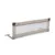 Bariera de protectie pentru pat copii Cangaroo Bed Rail Beige, Rabatabila la 180 grade, Usor de montat, Cadru metalic, Utilizare pat parinti sau pat tineret, Dimensiune 130×43 cm