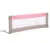 Bariera de protectie pentru pat copii Cangaroo Bed Rail Pink, Rabatabila la 180 grade, Usor de montat, Cadru metalic, Utilizare pat parinti sau pat tineret, Dimensiune 130×43 cm