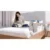 Bariera protectie pat Eva 150×35 cm gri Lionelo