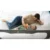 Bariera protectie pat Hanna 150×66 cm gri Lionelo