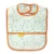Baveta cu 2 fete si buzunar BabyJem 24×35 cm Portocaliu
