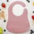 Baveta din silicon AppeKids Old Rose