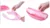 Baveta impermeabila cu buzunar Cupcake Pink