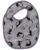 Baveta impermeabila din bumbac cu inchidere velcro  23x20cm Akuku Grey Cats