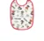 Baveta impermeabila din bumbac cu inchidere velcro  23x20cm Akuku Pirati
