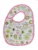 Baveta impermeabila din bumbac cu inchidere velcro  23x20cm Akuku flori