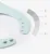 Baveta Little Mom Stylish Baby Bib Blue moale, cu buzunar colector, impermeabila, sistem prindere reglabil