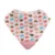 Baveta tip bandana cu jucarie dentitie bumbac pink