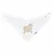 Baveta triunghi cu accesoriu dentitie BabyJem Cowboy Bib Ecru