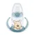 Biberon Nuk First Choice 150 ml cu toarte si adaptor din silicon Disney bleu 6 luni+