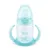 Biberon Nuk First Choice 150 ml cu toarte si adaptor din silicon turcoaz 6 luni+